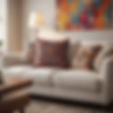 Vibrant colors and patterns on decorative pillow covers