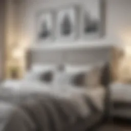 Elegant Hemnes headboard design in a contemporary bedroom