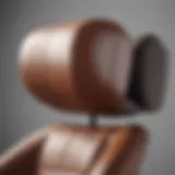 Elegant detachable headrest design for modern chairs