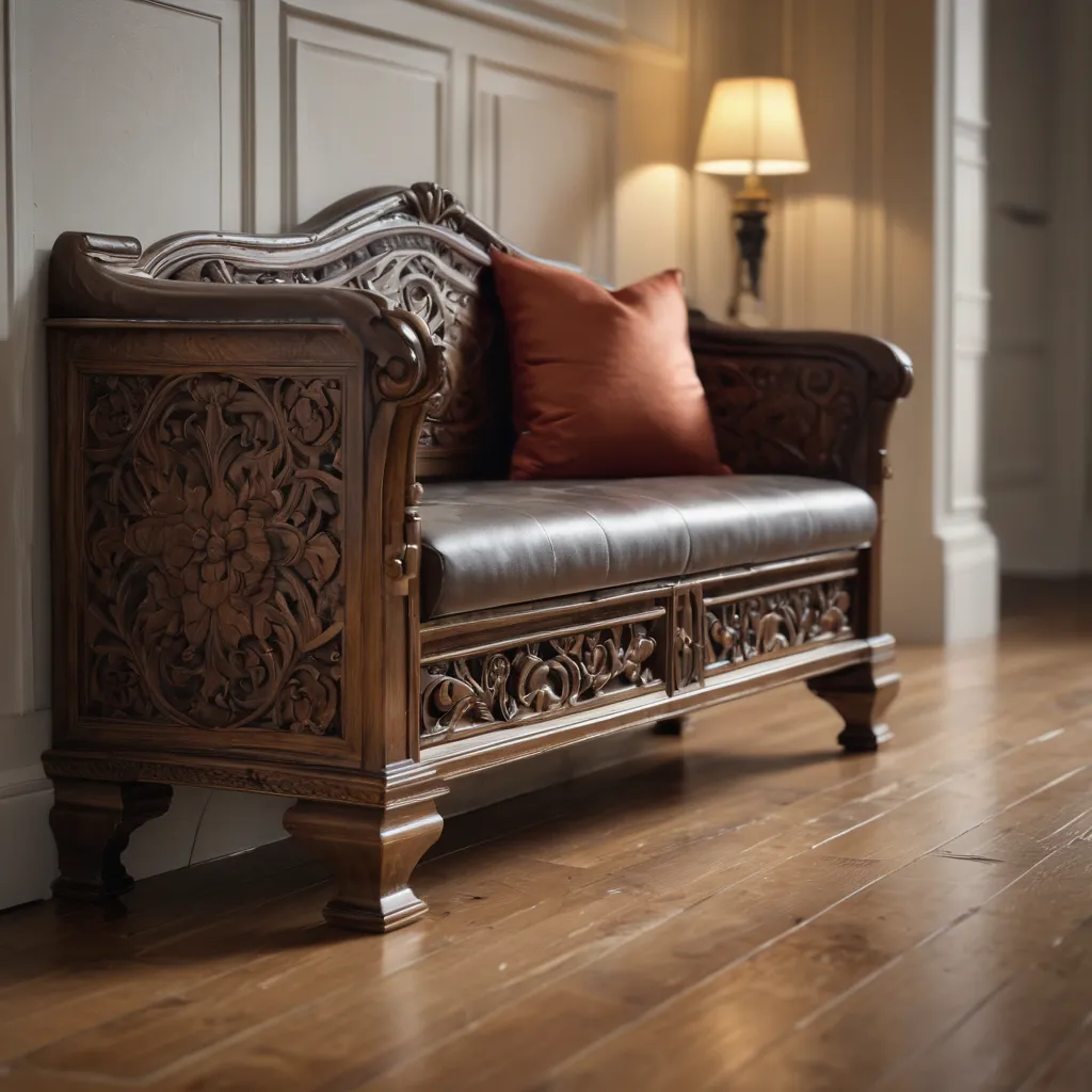 Stylish Entry Bench Seats with Smart Storage Solutions
